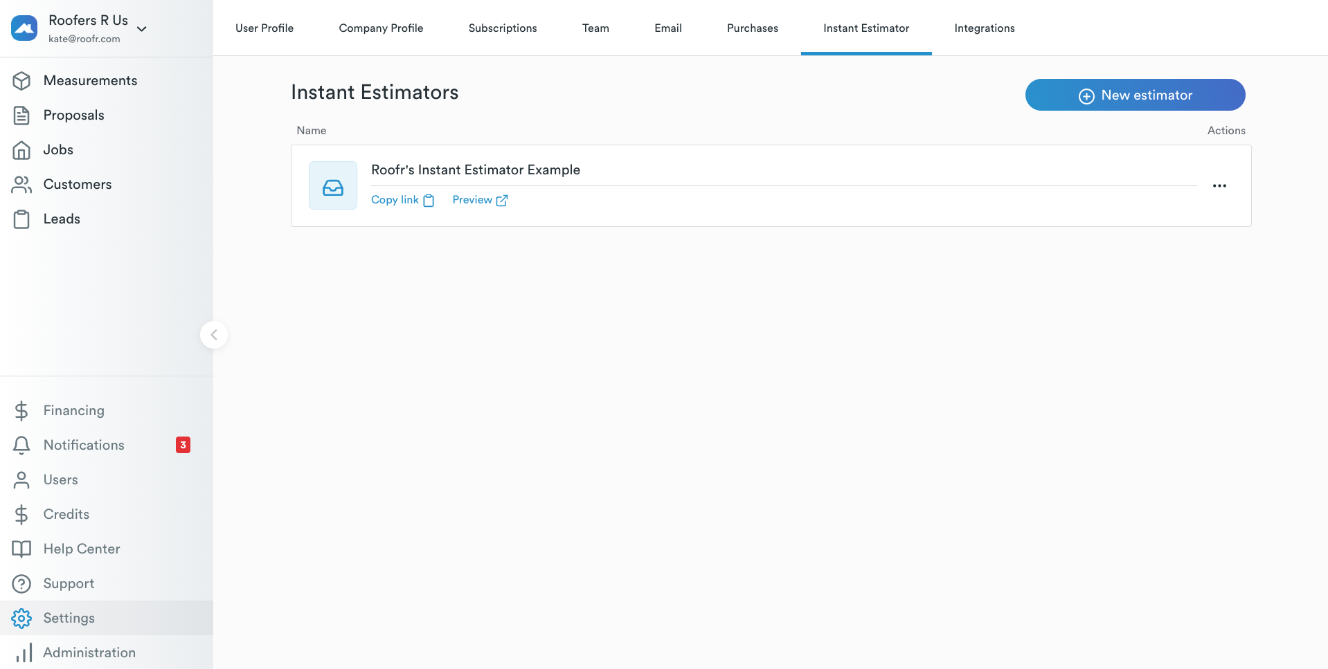 Help Roof Estimate Software & How to Set It Up (Instant Estimator) Roofr